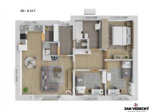 Prodej rodinného domu, Býkev, 87 m2