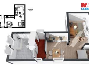 Prodej bytu 1+kk, Kostelec nad Orlicí, Mánesova, 38 m2