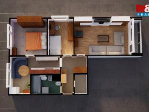 Prodej bytu 3+1, Jablonné v Podještědí - Markvartice, U Školy, 70 m2