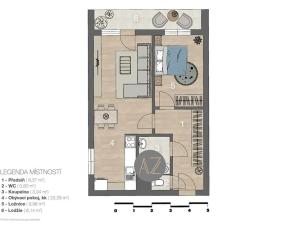 Prodej bytu 2+kk, Praha - Krč, Kukučínova, 46 m2