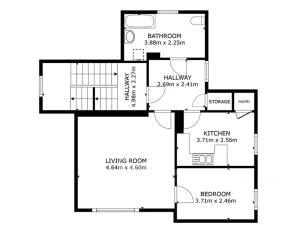 Pronájem bytu 2+1, Praha - Modřany, Do čtvrti, 56 m2