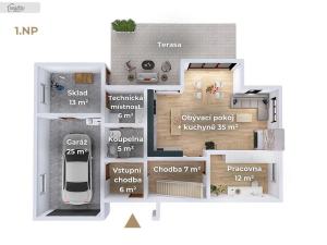 Prodej rodinného domu, Bory - Horní Bory, 146 m2