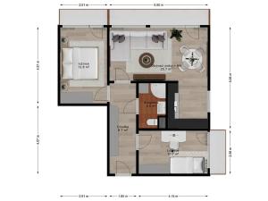 Prodej bytu 3+1, Kladno, Čs. armády, 75 m2