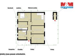 Pronájem bytu 4+1, Plzeň - Doudlevce, Heyrovského, 92 m2