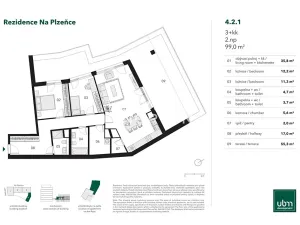Prodej bytu 3+kk, Praha - Smíchov, Nádražní, 99 m2
