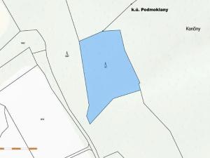 Prodej lesa, Podmoklany, 4845 m2