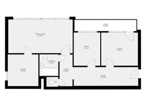 Prodej bytu 3+kk, Praha - Krč, Ružinovská, 61 m2