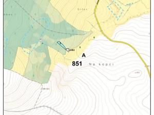 Prodej lesa, Ústrašín, 1179 m2