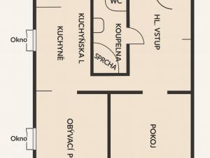 Pronájem bytu 1+1, Rychnov nad Kněžnou, Jiráskova, 38 m2