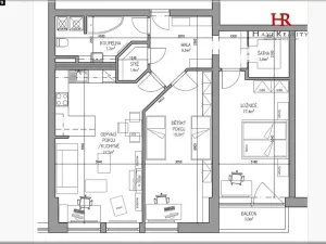 Pronájem bytu 3+kk, Benešov, Jiráskova, 1 m2