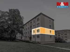 Pronájem bytu 2+1, Ústí nad Labem - Bukov, Kosmonautů, 53 m2