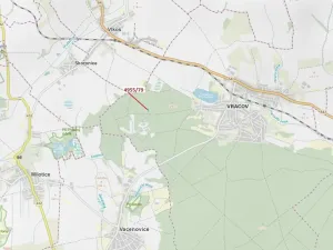 Dražba lesa, Vracov, 1662 m2