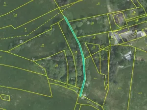 Dražba pozemku, Věšín, 293 m2