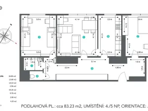 Prodej bytu 3+1, Kladno, Vrchlického, 78 m2