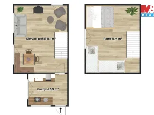 Prodej chaty, Kropáčova Vrutice - Střížovice, 38 m2