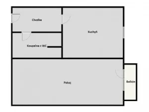 Prodej bytu 1+1, Český Krumlov - Plešivec, U Jeslí, 35 m2