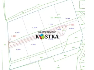 Prodej pozemku pro bydlení, Sedlnice, 1100 m2