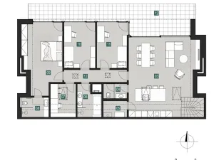 Prodej bytu 5+kk, Praha - Smíchov, Pecháčkova, 137 m2