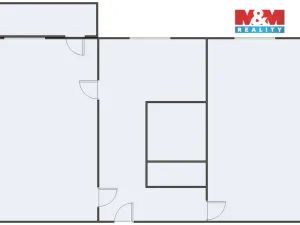Prodej bytu 2+1, Veselí nad Lužnicí - Veselí nad Lužnicí I, Pod Markem, 58 m2