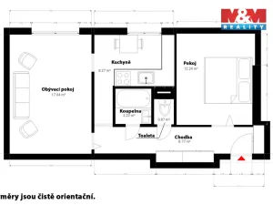 Prodej bytu 2+1, Kašperské Hory, Vimperská, 49 m2