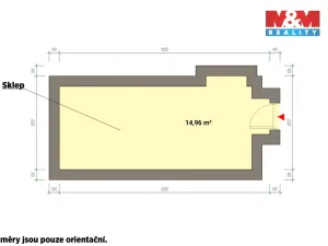 Prodej skladu, Mariánské Lázně, Úzká, 14 m2