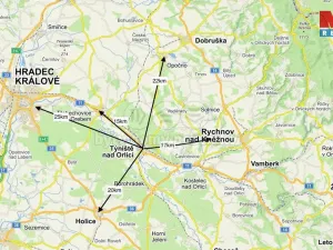 Pronájem bytu 1+kk, Týniště nad Orlicí, Mírové nám., 30 m2