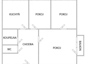 Prodej bytu 3+1, Nepomyšl, 90 m2