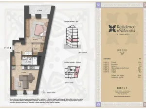 Prodej bytu 2+kk, Praha - Nové Město, V tůních, 57 m2