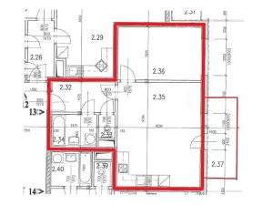 Pronájem bytu 2+kk, Příbram, K Drkolnovu, 54 m2