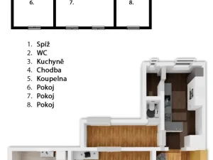 Prodej bytu 3+1, Plzeň - Jižní Předměstí, Skrétova, 105 m2