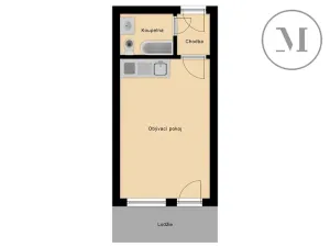 Prodej bytu 1+kk, České Budějovice, Fr. Ondříčka, 29 m2