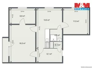 Prodej bytu 3+1, Nová Role, Chodovská, 58 m2