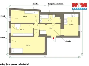 Prodej bytu 3+1, Aš, Kamenná, 61 m2