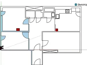 Pronájem bytu 3+1, Praha - Košíře, Vrchlického, 73 m2