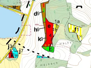 Dražba lesa, Hradiště, 645 m2