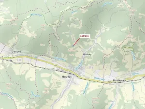 Dražba lesa, Hovězí, 2438 m2