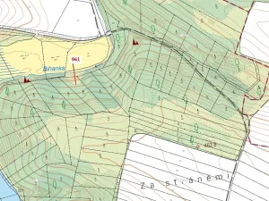 Dražba lesa, Mladoňovice, 961 m2