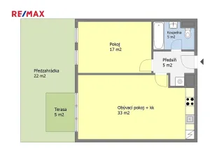 Prodej bytu 2+kk, Praha - Dolní Počernice, Černodolská, 59 m2