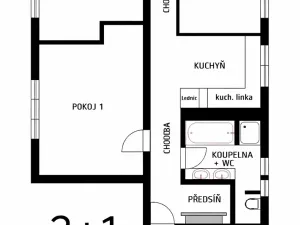 Prodej bytu 3+1, Trutnov, Bendlova, 74 m2