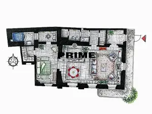 Pronájem bytu 2+kk, Praha - Malá Strana, Vlašská, 92 m2