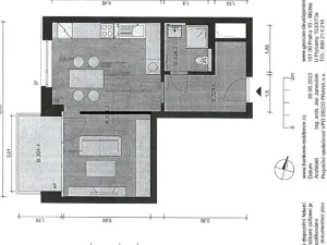 Prodej bytu 2+kk, Praha - Chodov, Benkova, 43 m2