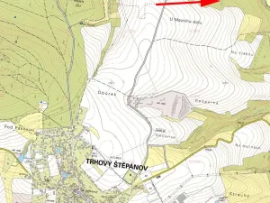 Prodej louky, Trhový Štěpánov, 372 m2