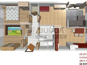 Prodej bytu 3+1, Neratovice, 68 m2