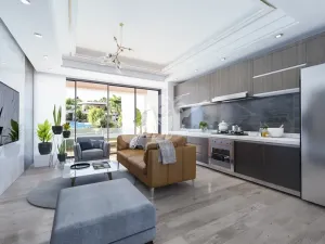 Prodej bytu 1+kk, Trikomo, Kypr, 44 m2