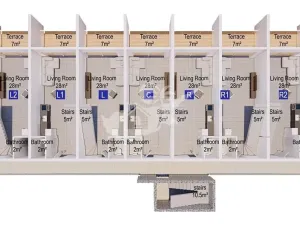 Prodej bytu 2+1, Agios Amvrosios Keryneias, Kypr, 76 m2