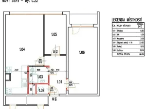 Prodej bytu 3+kk, Praha - Kamýk, Smotlachova, 62 m2