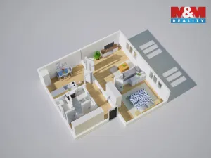 Prodej bytu 2+1, Duchcov, Malinovského, 55 m2