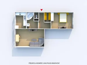 Prodej bytu 2+1, Plzeň, Tichá, 60 m2