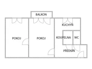 Prodej bytu 2+1, Kopřivnice, Obránců míru, 54 m2