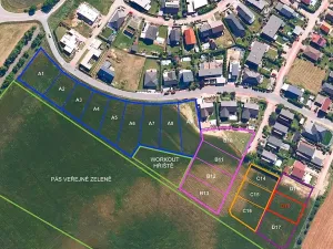 Prodej pozemku pro bydlení, Hrušovany u Brna, Pod Střediskem, 752 m2